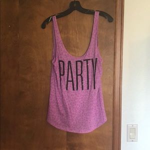 PINK Party Tank Top